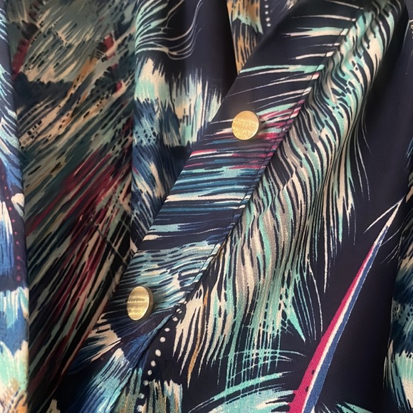 Buddy love blue feather tunic size medium - Picture 6 of 14